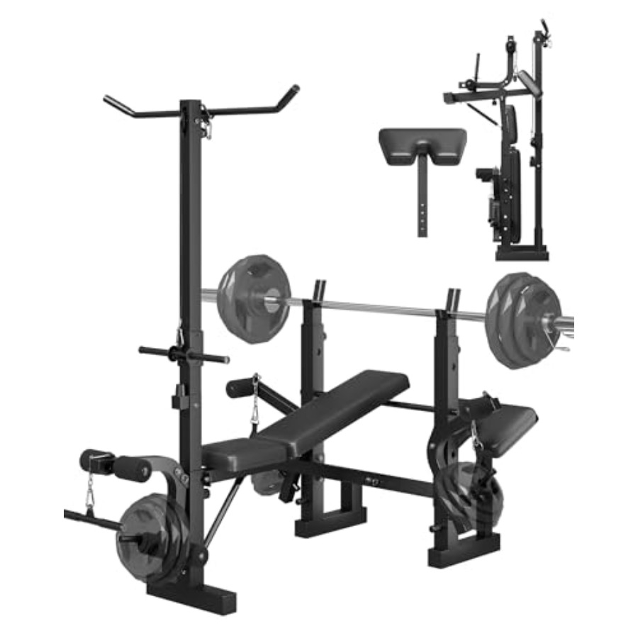 Home Gym Leg Extension - Многофункциональный складной тренажер 8-в-1 для домашнего