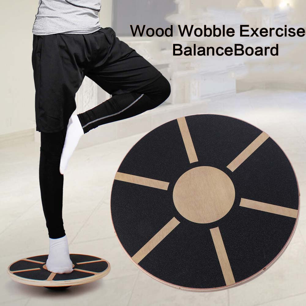 Wobble Board Balance - Деревянная круглая балансировочная доска для тренировок,