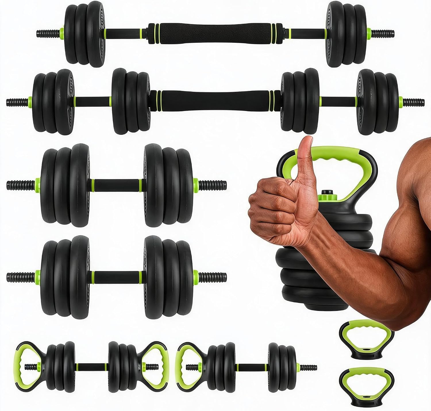 Home Gym Outfit - Набор регулируемых гантелей 4 в 1,