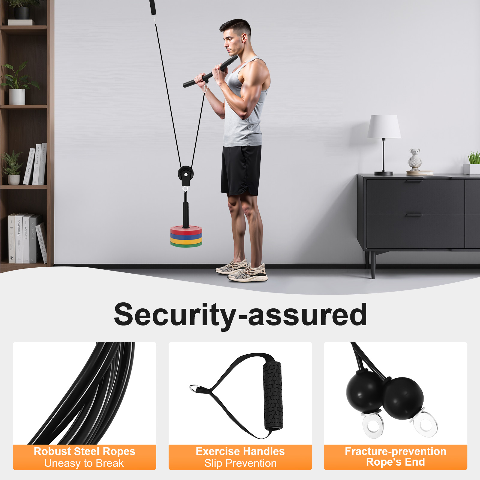 Home Gym Cable - Тренажер для подтягиваний с кабелем 120