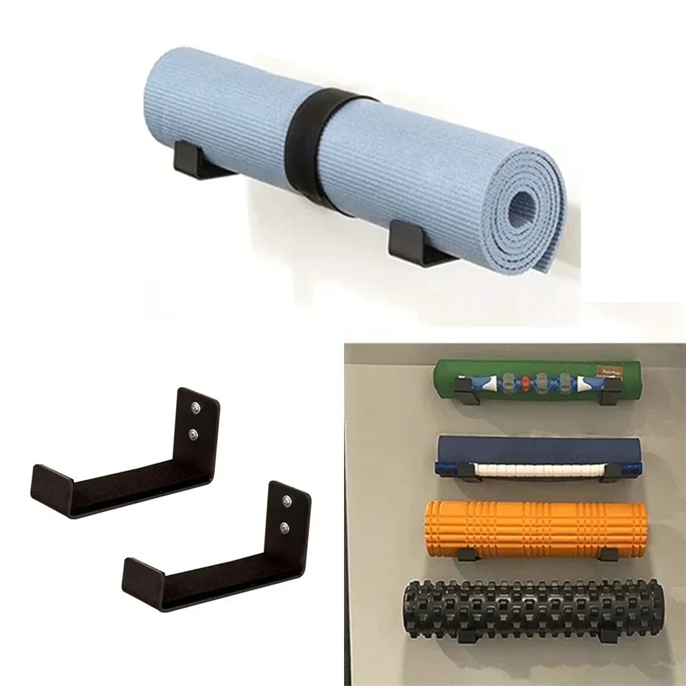 Home Gym Yoga Mat Storage - Настенный алюминиевый органайзер для хранения ковриков