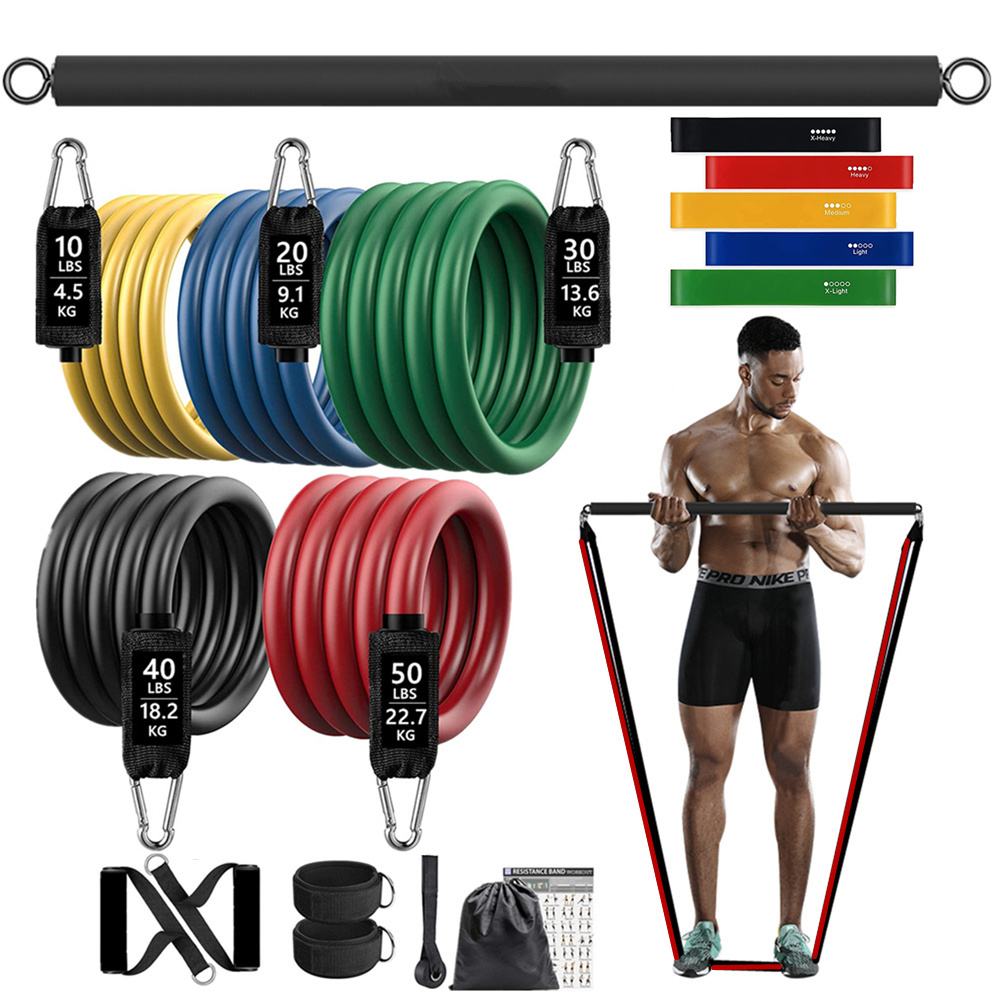 Home Gym Outfit - 150 фунтов, эластичная лента для фитнеса,