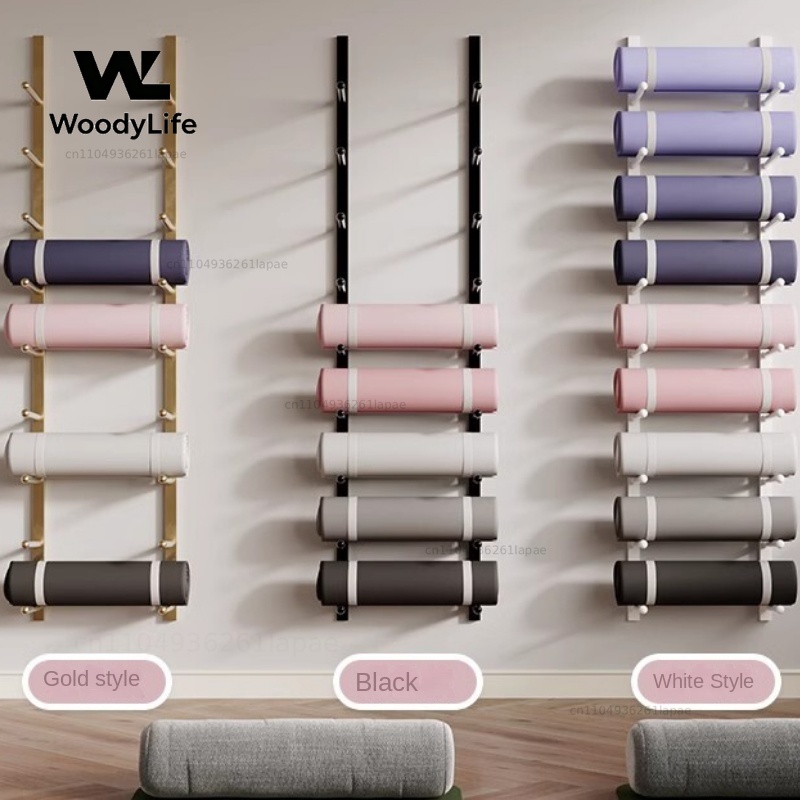 Настенная стойка для студии: в – обзор и цена Home Gym Yoga Mat Storage
