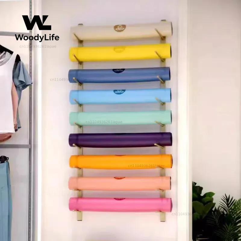 Настенная стойка для студии: в – обзор и цена Home Gym Yoga Mat Storage