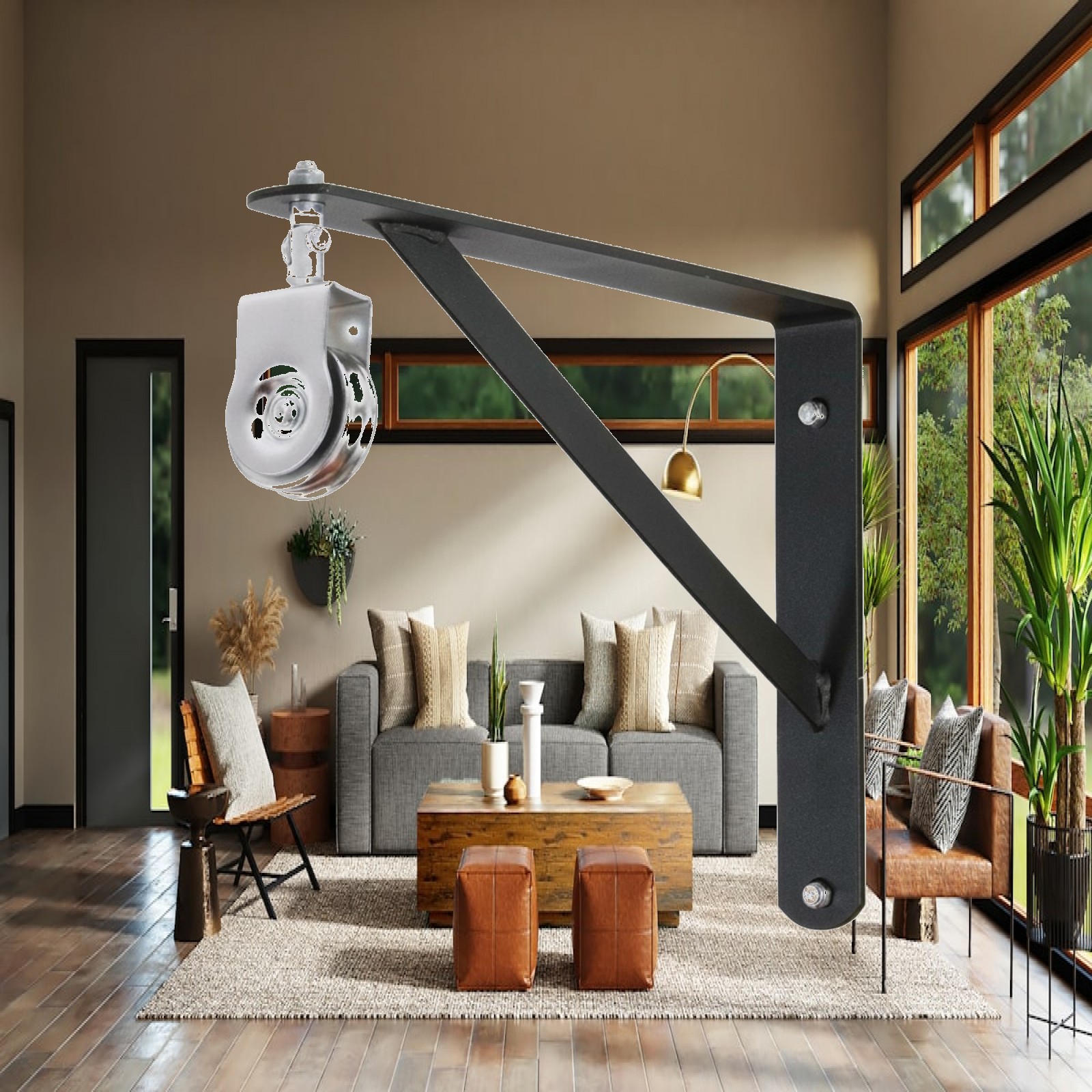 Тренажер для плеч с ручками, о – обзор и цена Pulley Home Gym