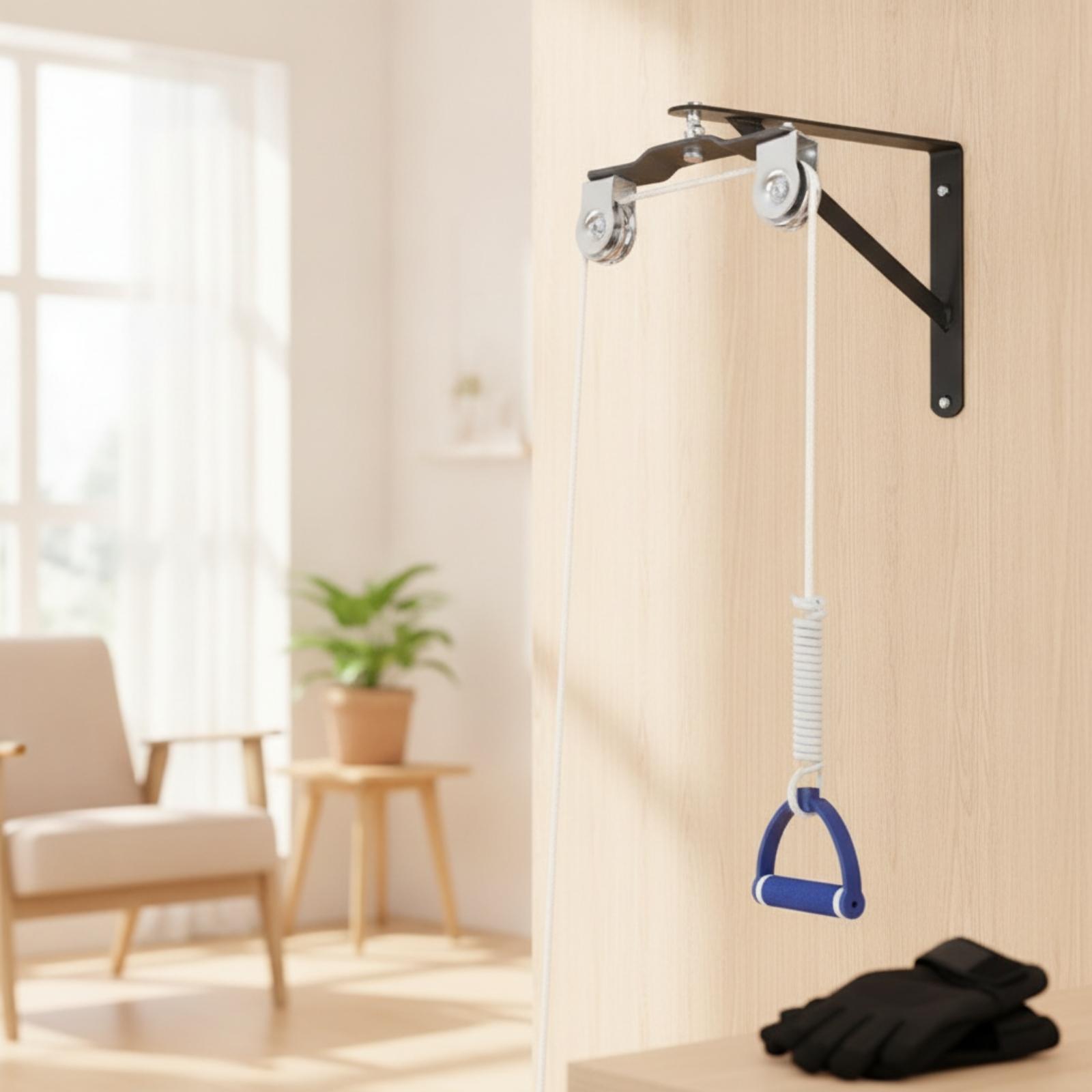 Тренажер для плеч с ручками, о – обзор и цена Pulley Home Gym