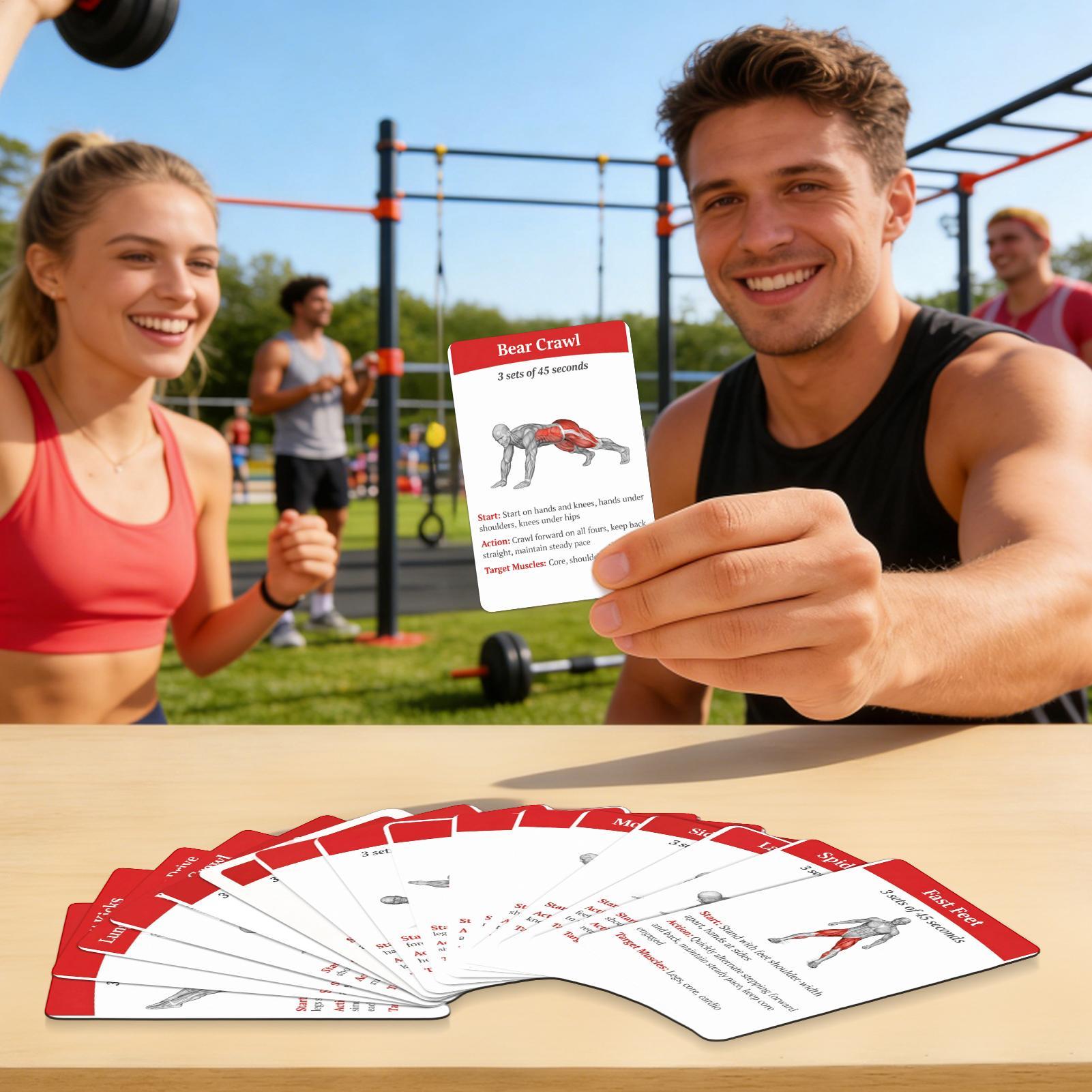 Карточки для тренировок, набор – обзор и цена Home Gym Outfit