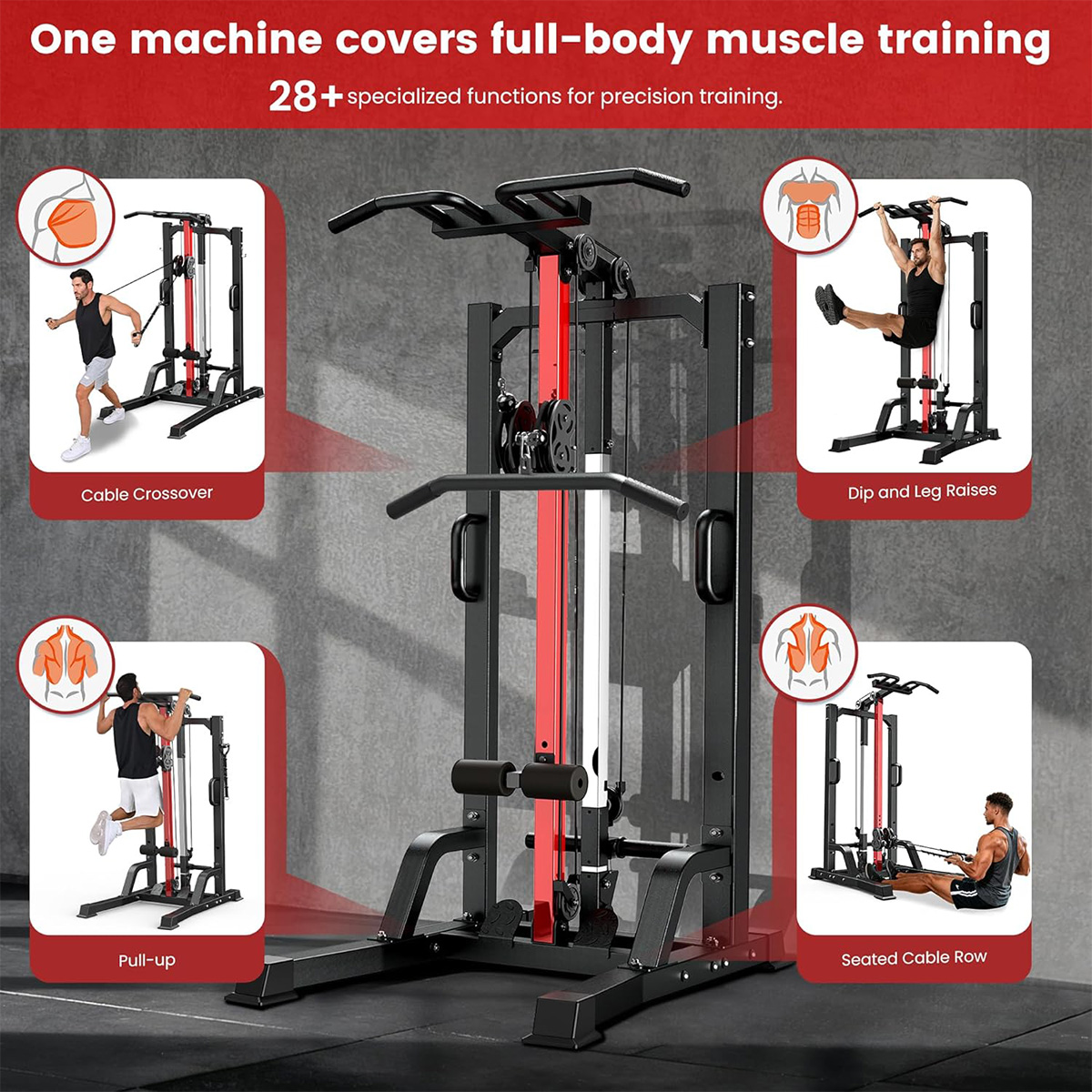 Тренажер для домашнего спортза – обзор и цена Pulley Home Gym