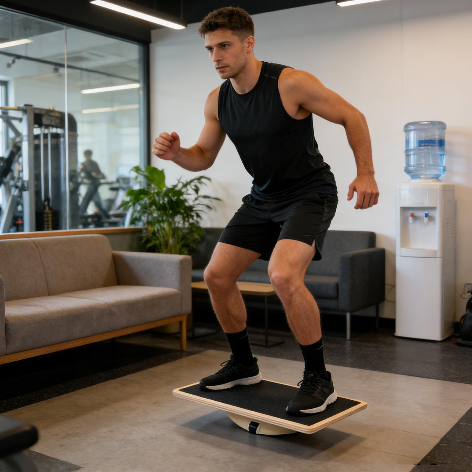 Деревянная доска для тренировк – обзор и цена Wobble Board Balance