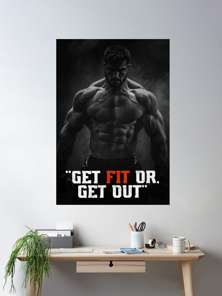 Мотивационный плакат на холсте – обзор и цена Home Gym Yes Or No