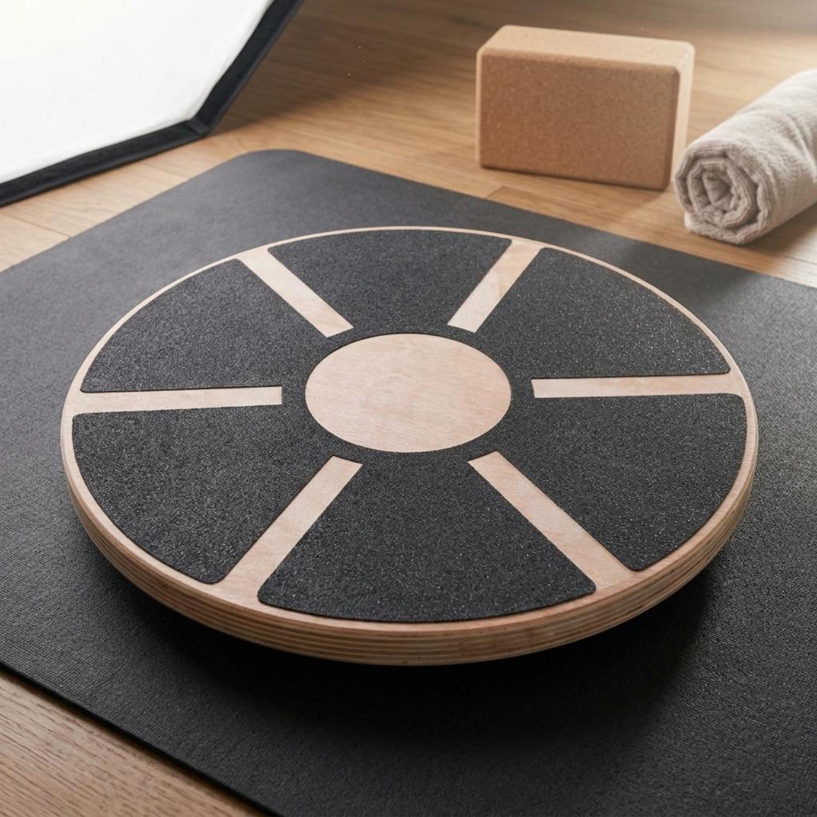 Деревянная доска для фитнес-ба – обзор и цена Wobble Board Balance