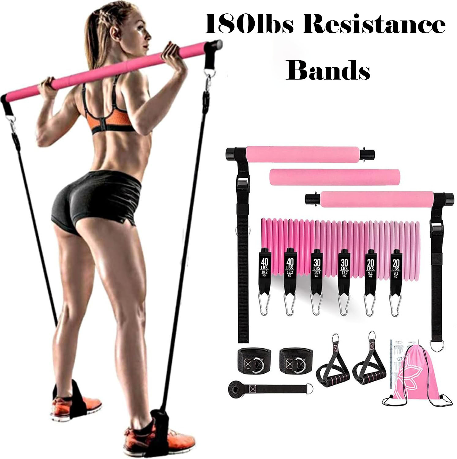 Набор эспандеров с сопротивлен – обзор и цена Home Gym Outfit