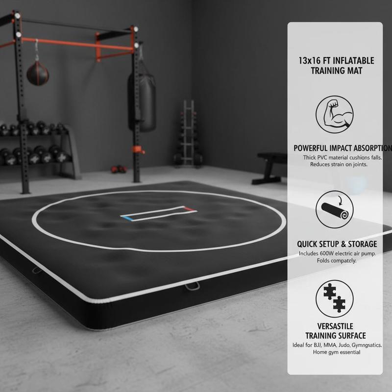 Надувная гимнастическая подушк – обзор и цена Home Gym Practice