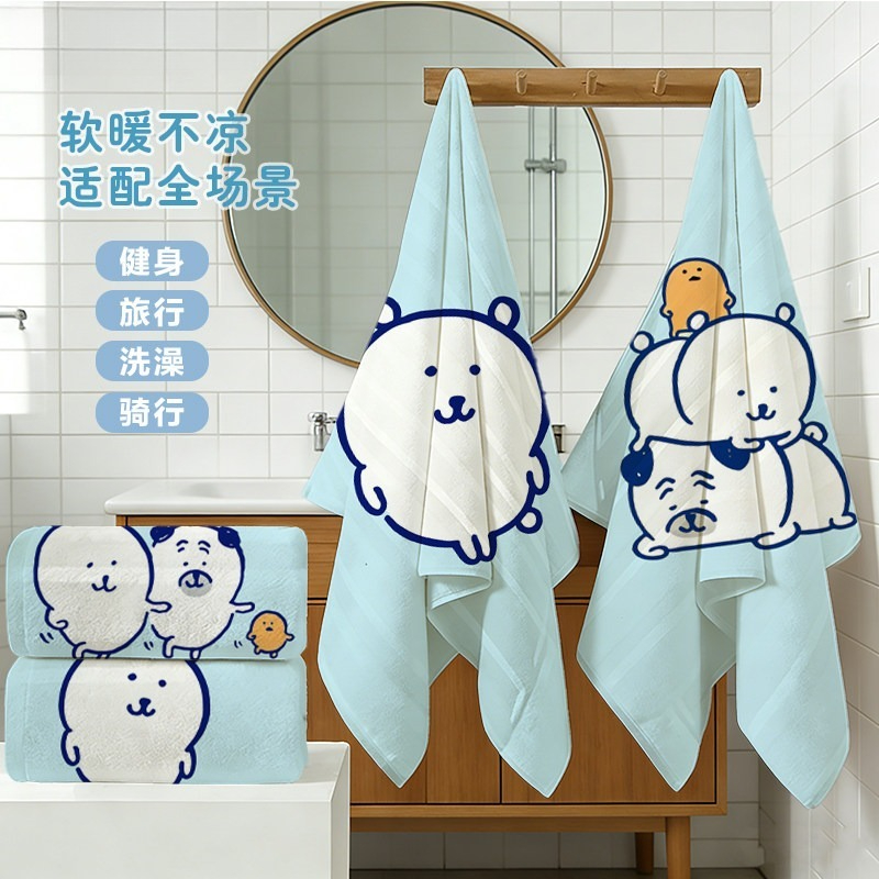 Аниме-полотенце для ванной Chi – обзор и цена Home Gym Japan