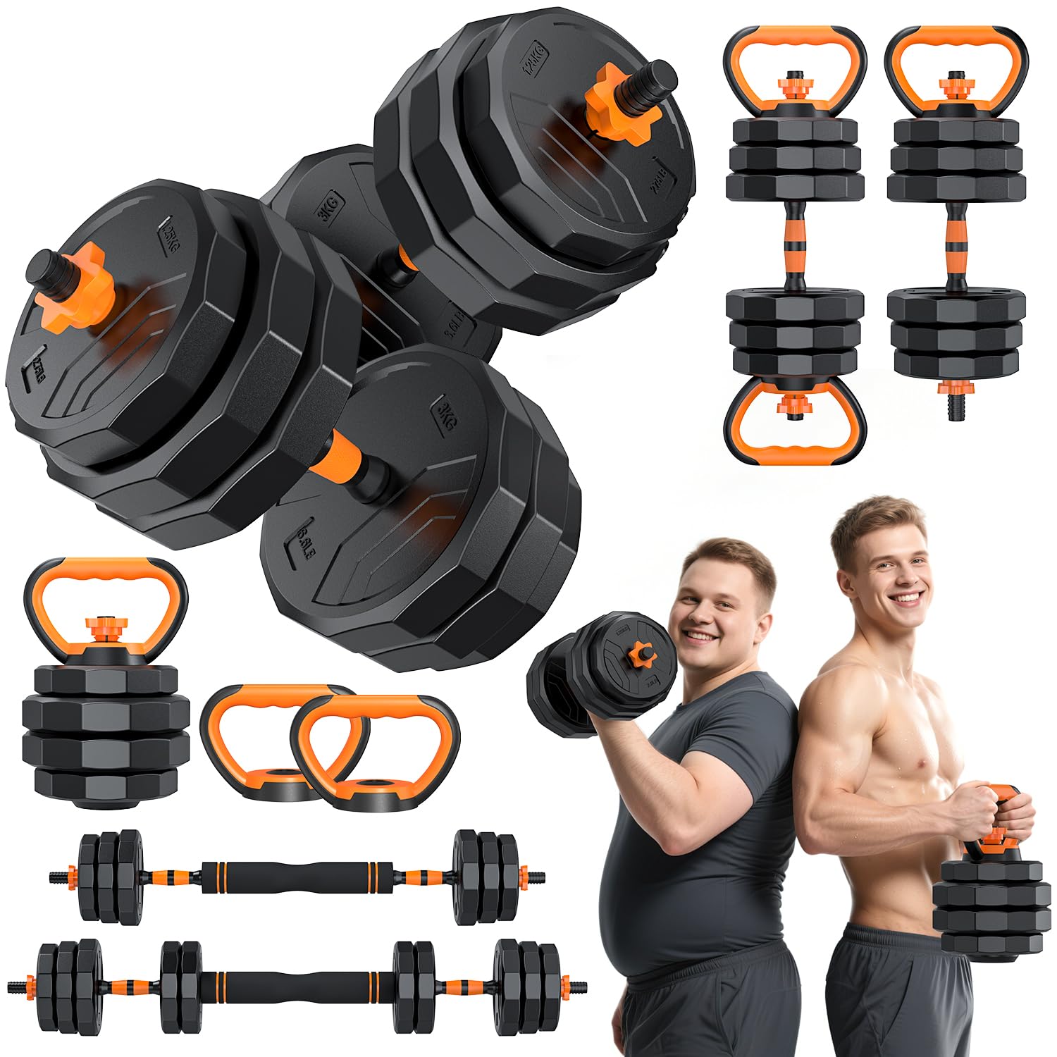Регулируемая гантель 5-в-1, 33 – обзор и цена Home Gym Used