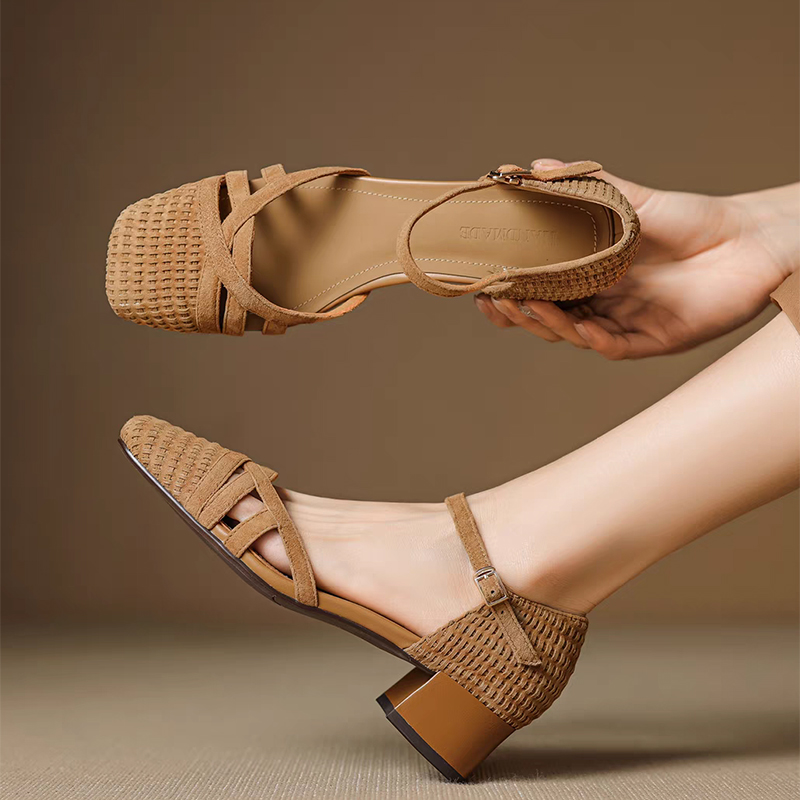 Женские плетеные босоножки на  – обзор и цена Ankle Strap Attachment