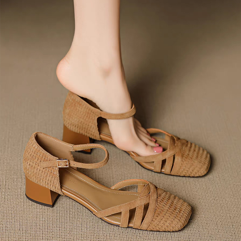 Женские плетеные босоножки на  – обзор и цена Ankle Strap Attachment