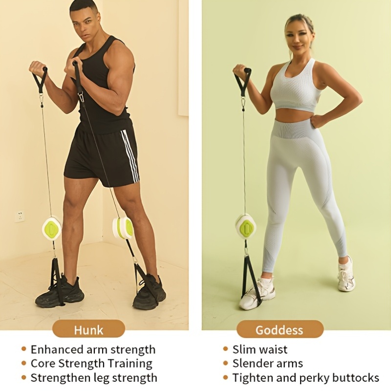 Портативный выдвижной тренажер – обзор и цена Home Gym Cable
