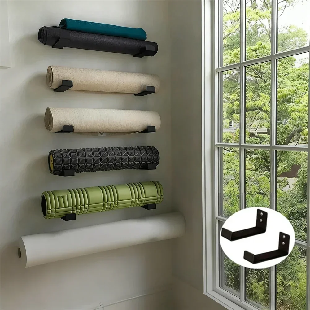 Настенный алюминиевый органайз – обзор и цена Home Gym Yoga Mat Storage